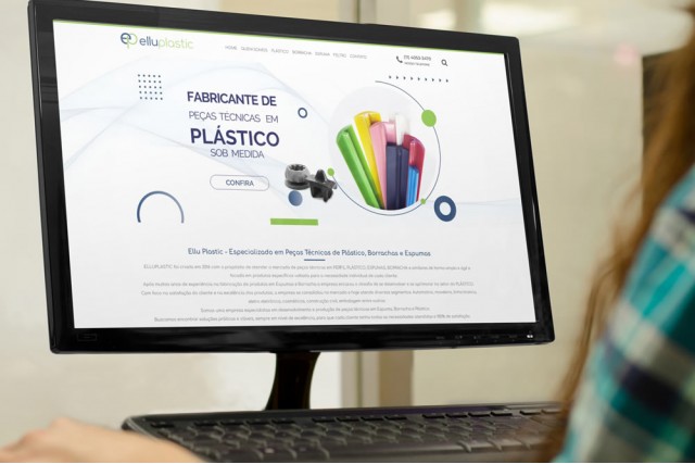 Ellu Plastic - Desenvolvimento do Site