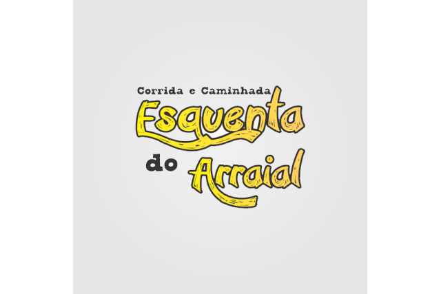 Corrida Esquenta do Arraial – Criação do Logotipo